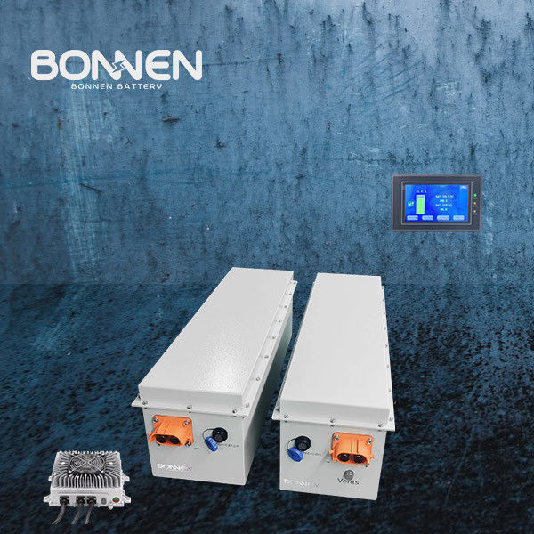 5Batteria per imbarcazioni al litio da.12 kWh con monitoraggio LCD remoto / connessione parallela, batteria per motori elettrici per imbarcazioni