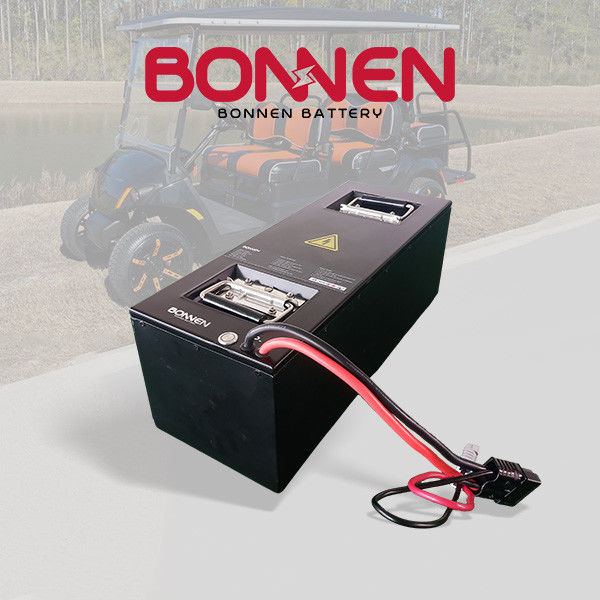 72V 80Ah NMC batteria al litio IP65 resistenza alla polvere dell'acqua per carrelli da golf moto