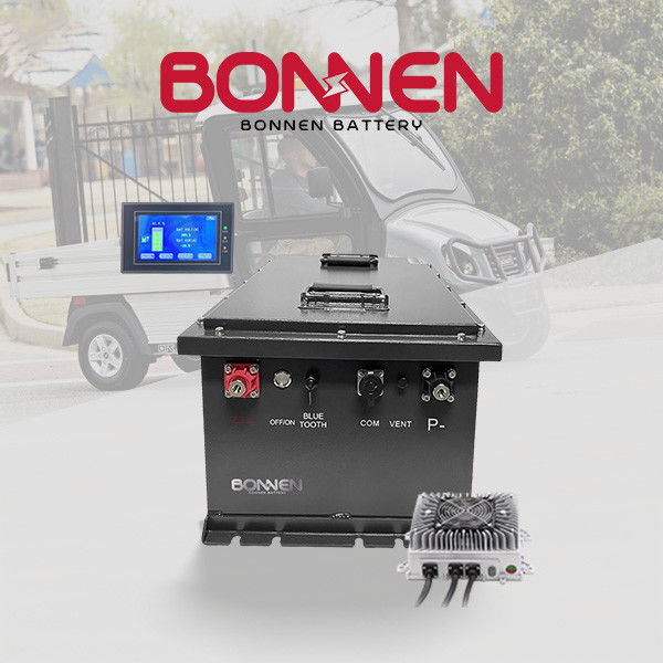 Batteria LiFePO4 da 60V a 100Ah per carrelli da golf Veicoli a bassa velocità Alta tensione